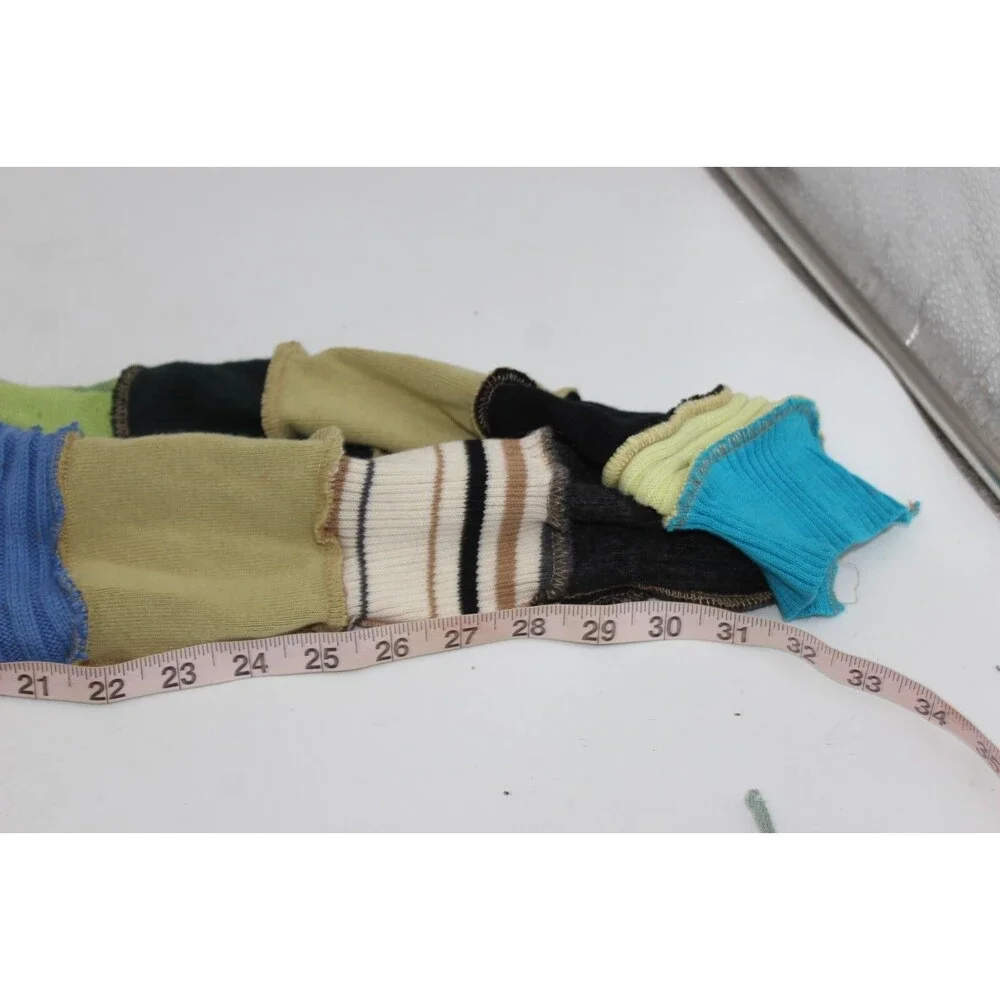 Scarf Upcycled Green Blue Black Sweaters Winter Wedding 64